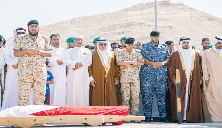 البحرين تشيّع شهيدي هجوم الحوثي الإرهابي على حدود السعودية الجنوبية