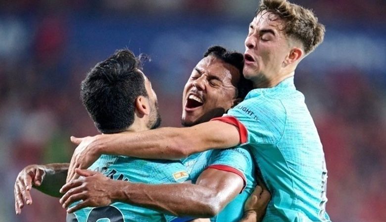 برشلونة هزم اوساسونا بصعوبة