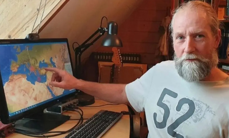 بخريطة وخط وردي.. تحذير جديد من العالم الهولندي: استعدوا!