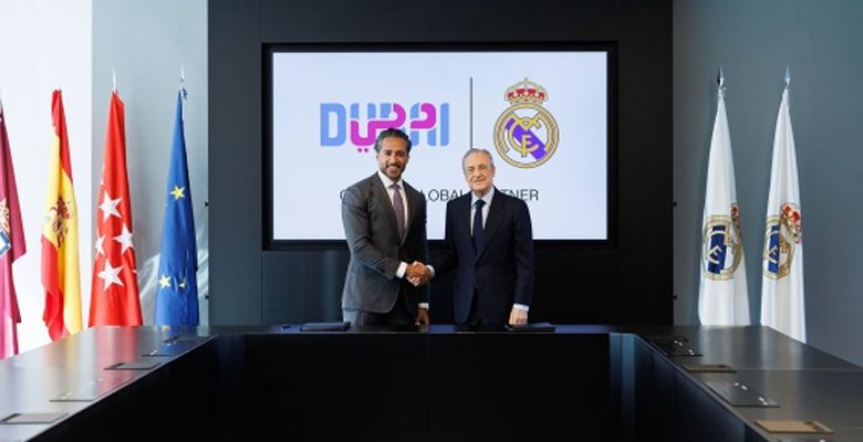 نادي (ريال مدريد) يبرم شراكة استراتيجية مع مؤسسة دبي للتسويق السياحي والتجاري