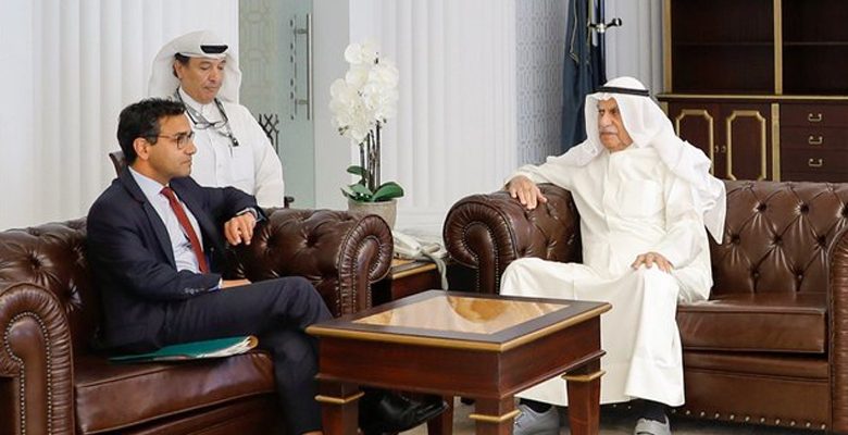 رئيس مجلس الأمة يستقبل رئيس المجموعة البرلمانية في مجلس العموم البريطاني للعلاقات مع الكويت