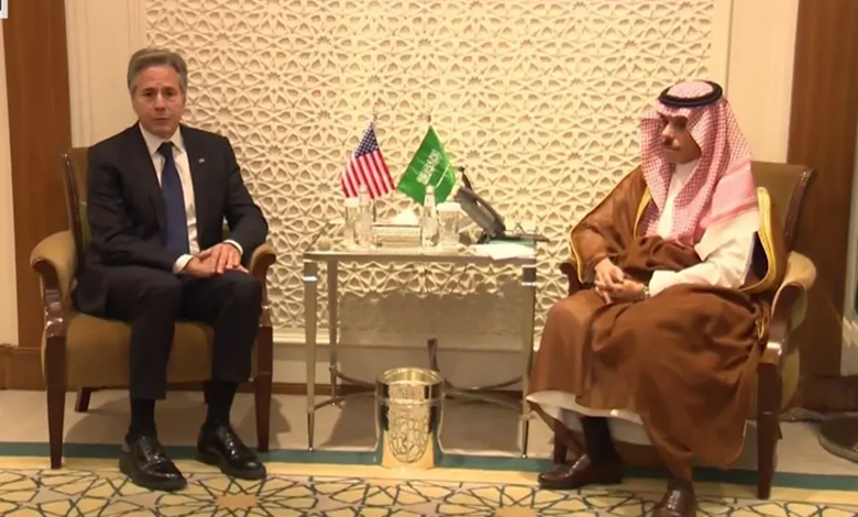 بلينكن: نعمل مع السعودية لضمان حماية المدنيين في غزة