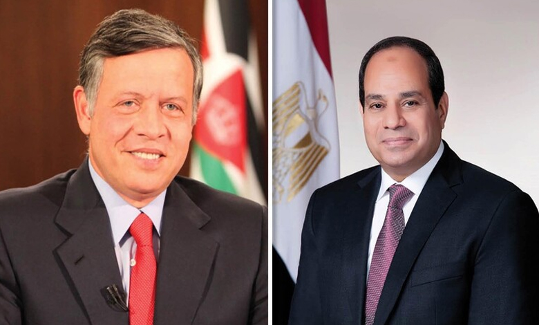 ملك الأردن يتوجه إلى مصر للقاء السيسي