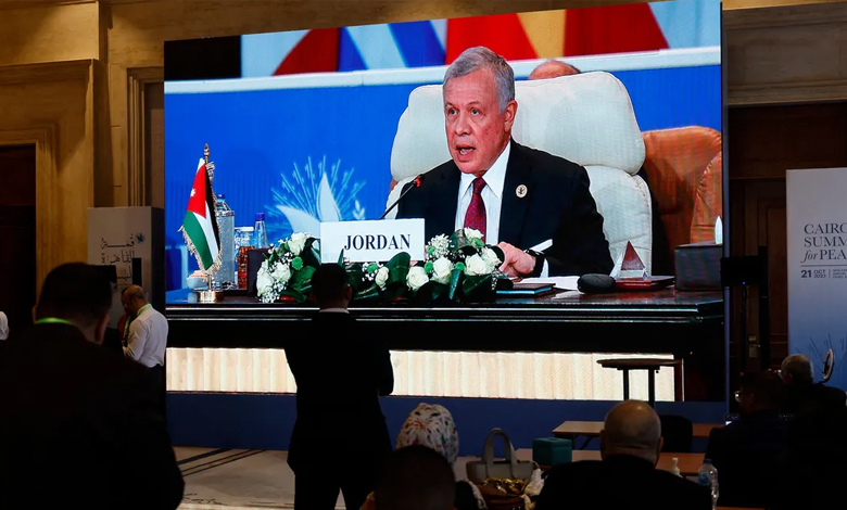 العاهل الأردني: التهجير القسري للفلسطينيين "خط أحمر"