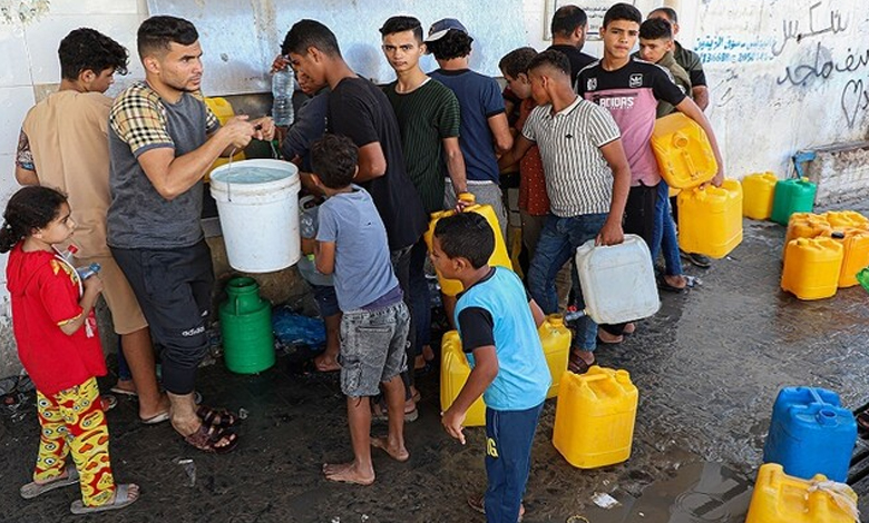 اليونيسيف تحذر من نقص كارثي في مياه الشرب في غزة