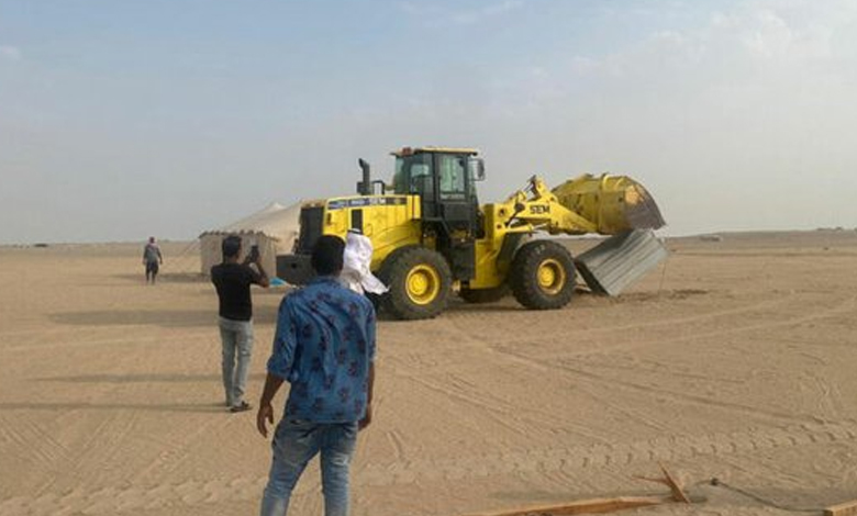 البلدية: إزالة 197 مخيمًا مخالفًا قبل بدء فترة التخييم المحددة بثلاثة أشهر.. ورفع 11 عربة متنقلة