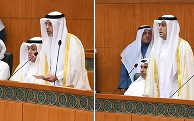 وزيرا (التربية) و(المالية) يؤديان اليمين الدستورية أمام مجلس الأمة