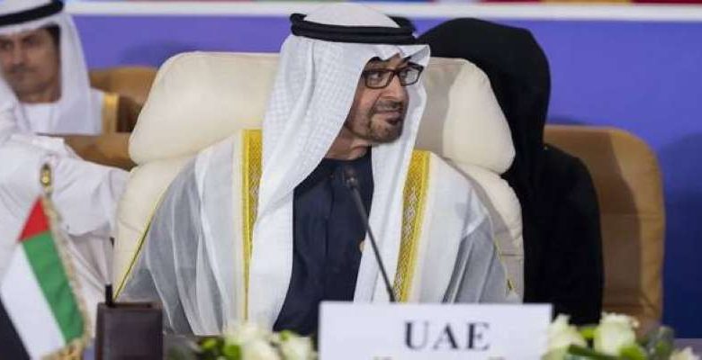 محمد بن زايد: الإمارات تعمل على ضمان ممرات إنسانية لدعم غزة