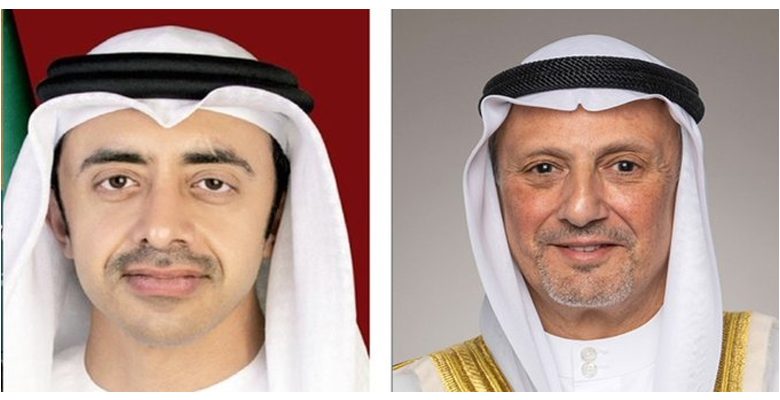 وزير الخارجية يتلقى اتصالا من نظيره الإماراتي ويبحثان التطورات في الأراضي الفلسطينية المحتلة وقطاع غزة
