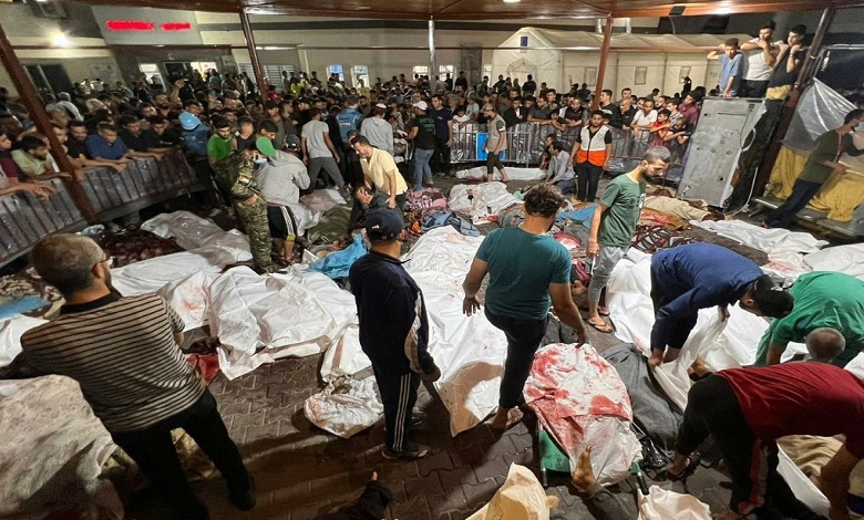 الصحة الفلسطينية: 471 فلسطينيا قتلوا في القصف علىالمستشفى المعمداني في غزة