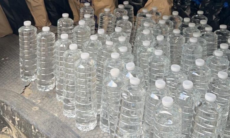   باص محمل بالخمور المحلية في بوحليفة