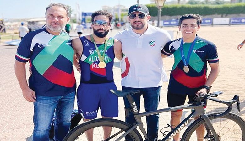 ذهبيتان للترايثلون بـ"كأس العرب"