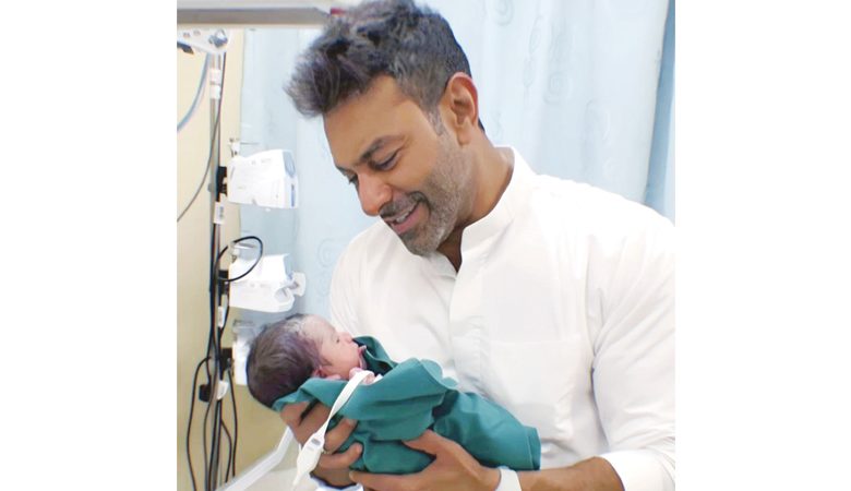 آريا مولودة هنادي الكندري والحداد