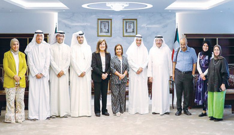 السعدون استقبل وفد ممثلي جمعيات النفع العام