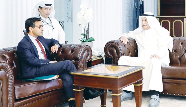 السعدون استقبل رئيس المجموعة البرلمانية في مجلس العموم البريطاني