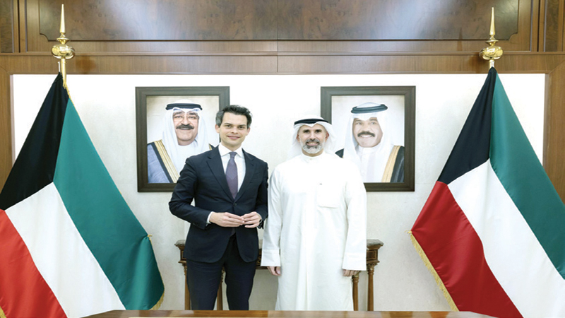 الجابر بحث مع وفد البرلمان الألماني العلاقات الثنائية