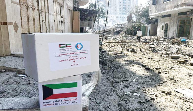 الكويت تطلق اليوم جسراً جوياً لإغاثة قطاع غزة