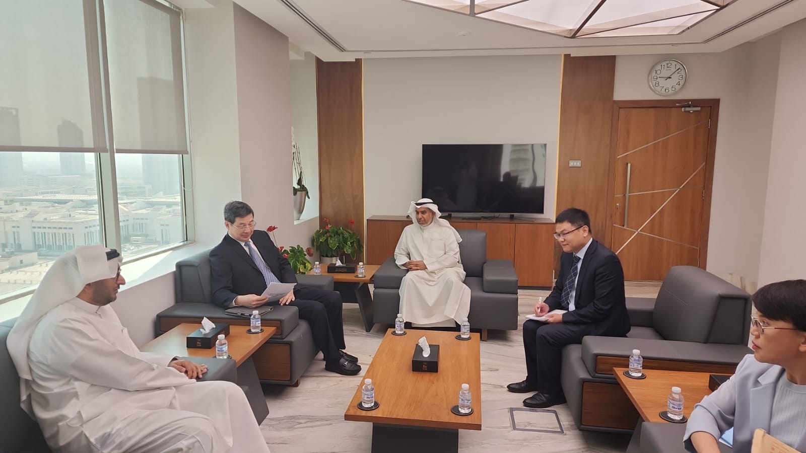 الشعلة بحث مع رئيس الهيئة الوطنية الصينية للفضاء التعاون في الأمن السيبراني