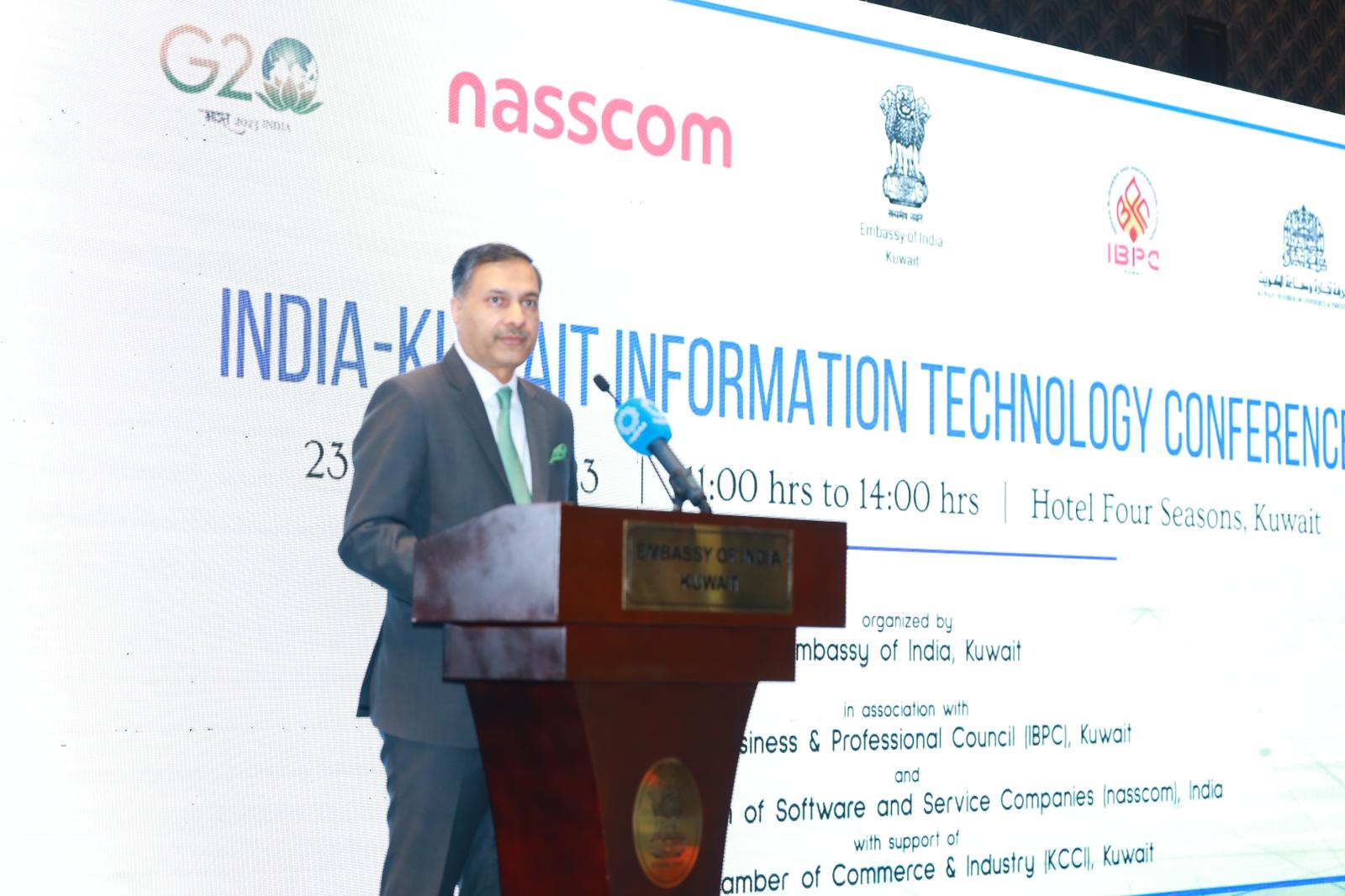 السفير الهندي: تعزيز التعاون بين شركات تكنولوجيا المعلومات في البلدين