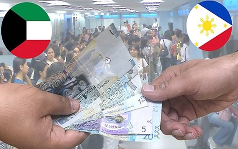 ارتفاع تحويلات الفلبينين من الكويت إلى 432.2 مليون دولار في 9 أشهر