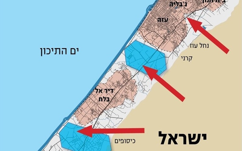 "خريطة سيجال".. صور تكشف خطة إسرائيلية للسيطرة على سيناء المصرية