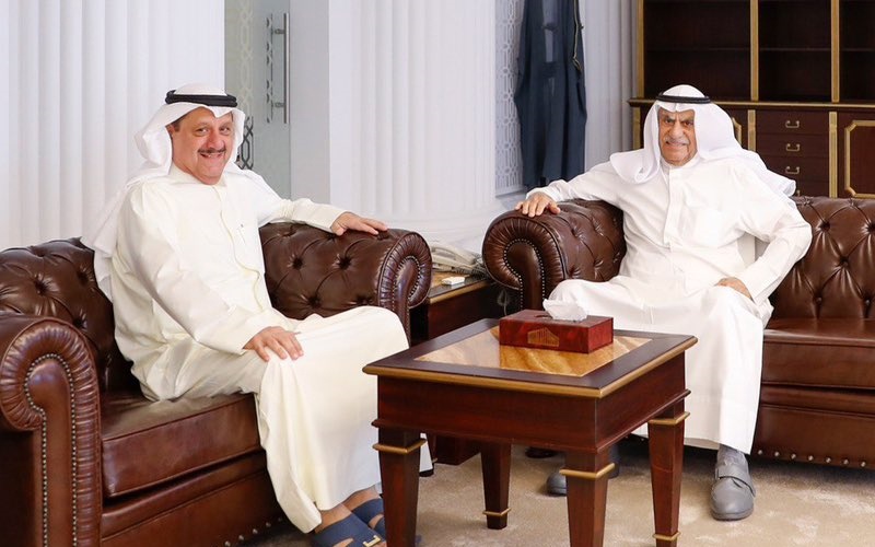 السعدون يستقبل نائب رئيس مجلس الوزراء عيسى الكندري