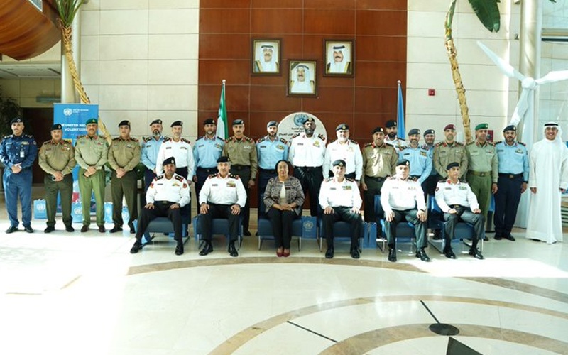 الدفاع: منتسبو برنامج تأهيل القيادات العليا للمستوى الاستراتيجي (4) يزورون مقر الأمم المتحدة في الكويت