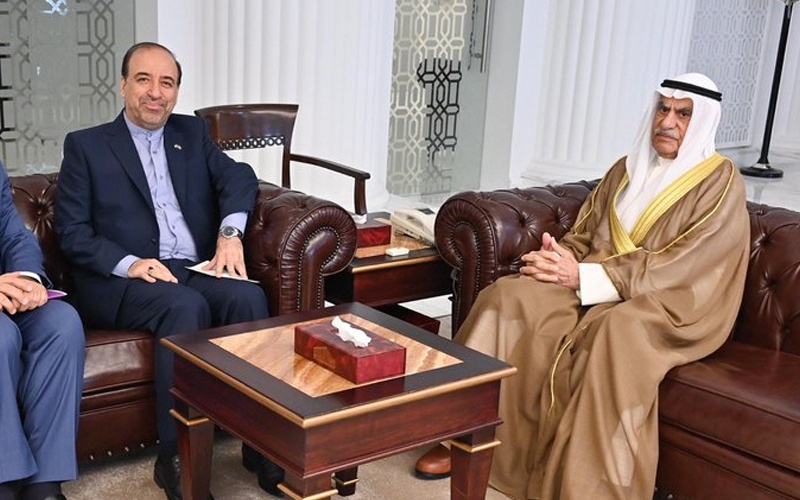 السعدون يستقبل السفير الإيراني