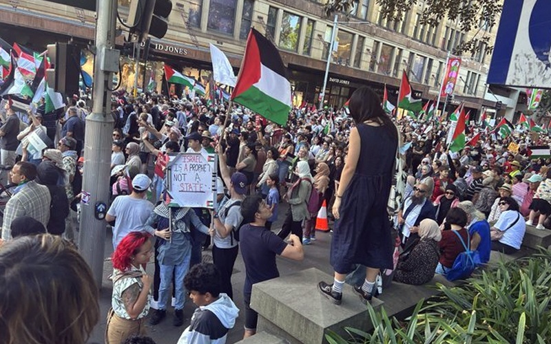 الآلاف يتظاهرون في سيدني دعما لفلسطين