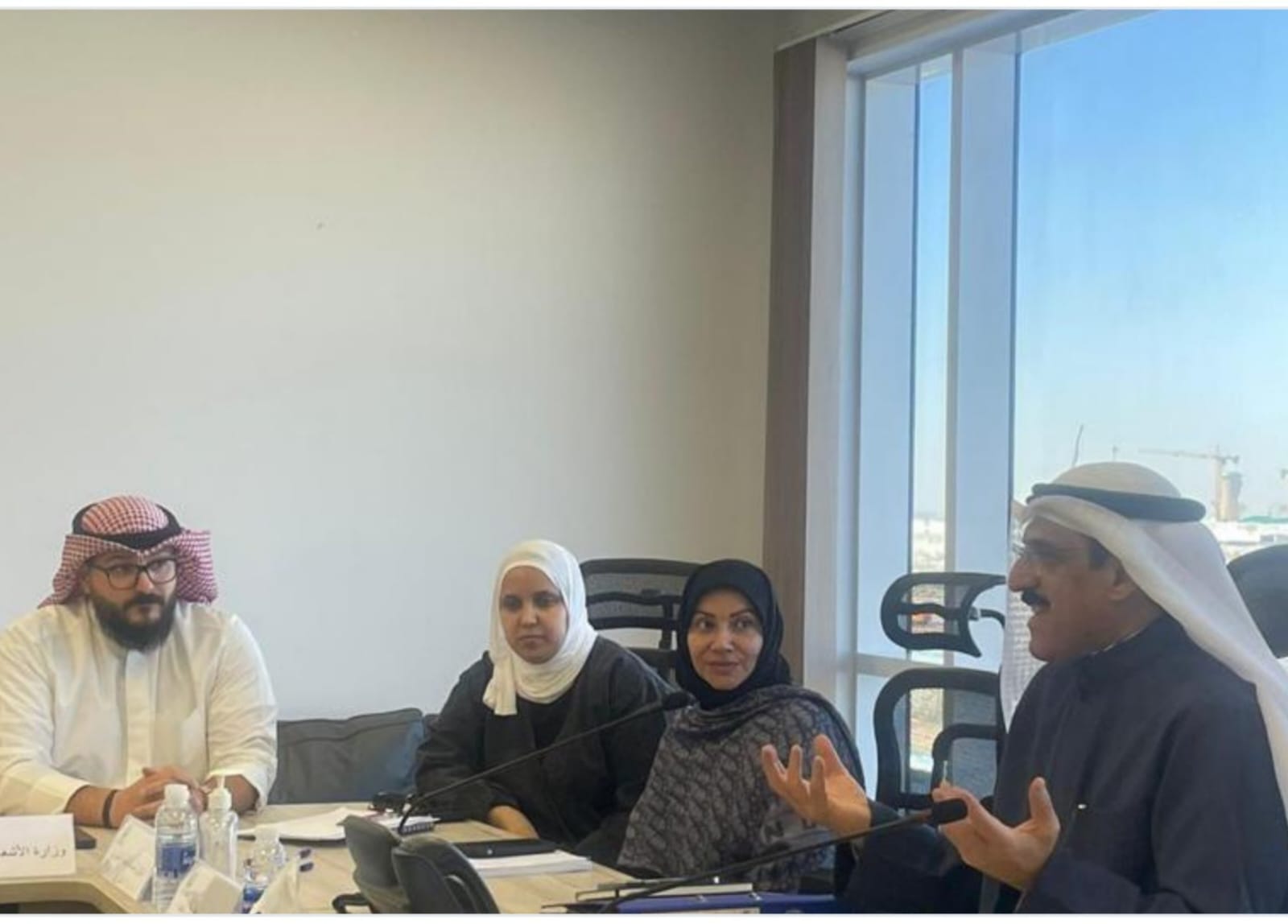 الاستاد: رفع إنتاجية الطاقات الشابة بمشروع مبنى الركاب T2 بمطار الكويت الدولي