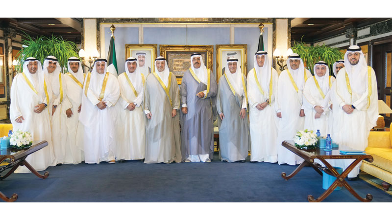 النواف استقبل وزير الخارجية ورؤساء البعثات الديبلوماسية والقنصلية الجدد