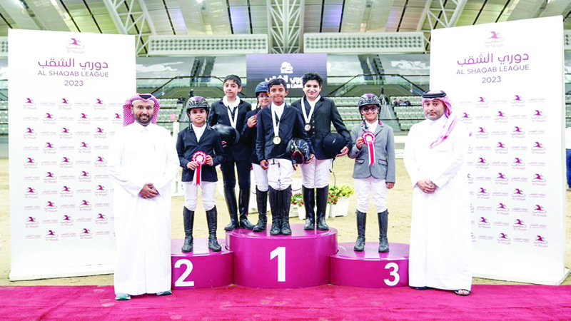 تألق القعقاع بن تميم بدوري الشقب لقفز الحواجز