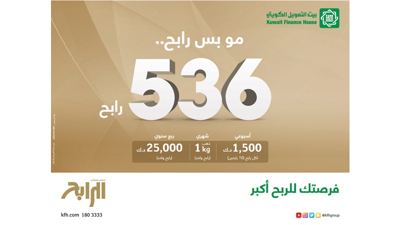 "بيتك" يعلن 30 فائزاً في سحوبات حساب "الرابح"