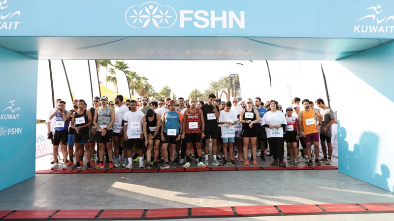 "علي عبدالوهاب" ترعى سباق "Run Kuwait"