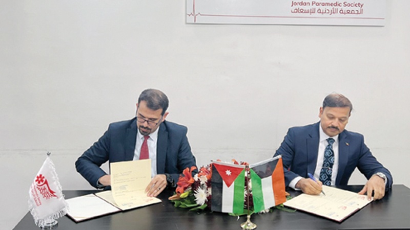 مذكرة تفاهمبين "إدارة الأزمات" و"الإسعاف" الأردنية