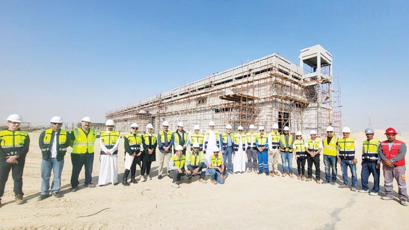 الشيخ: 50 % نسبة إنجاز محطة الوفرة الكهربائية