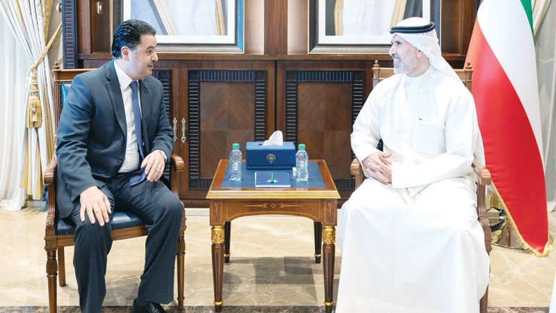 الجابر يبحث مع السفير الأردني التطورات في الأراضي الفلسطينية المُحتلة