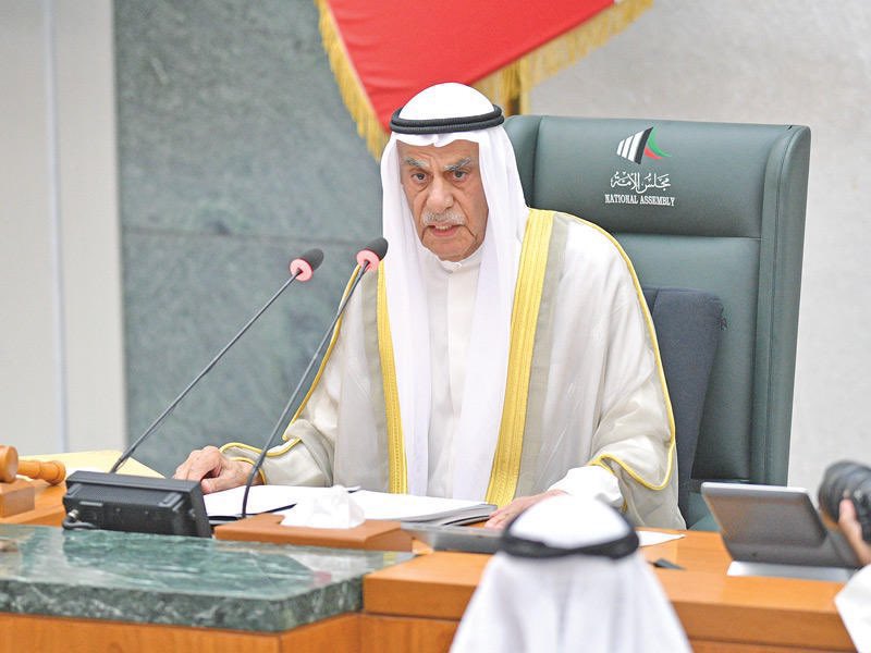 السعدون يفتتح جلسة مجلس الأمة