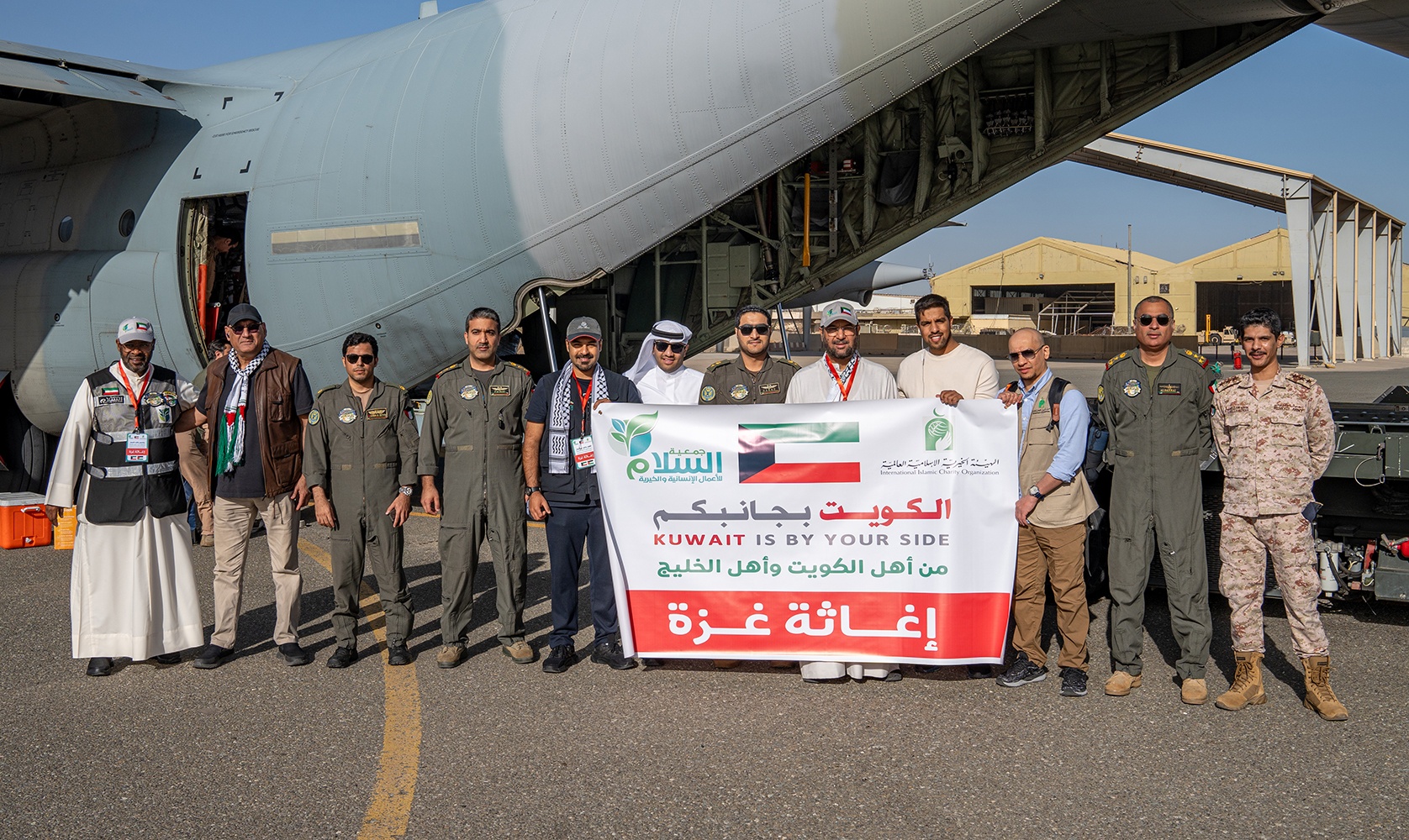 إقلاع الطائرة الـ30 من الجسر الجوي الكويتي لإغاثة غزة بـ 10 أطنان من المساعدات لمجابهة فصل الشتاء