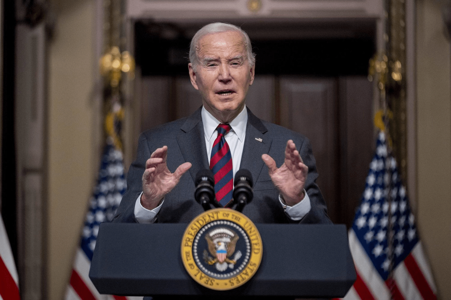 بايدن: حل الدولتين هو السبيل الوحيد لضمان أمن الفلسطينيين والإسرائيليين