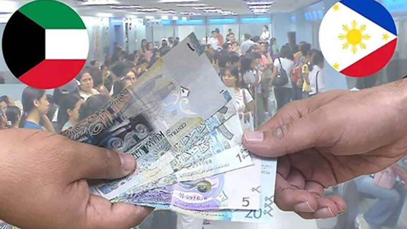 432.2 مليون دولار تحويلات الفلبينيين من الكويت في 9 أشهر