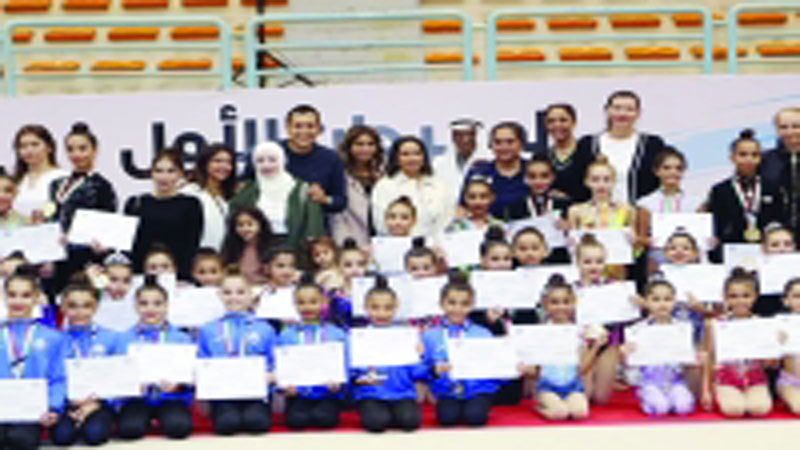 ختام ناجح لـ"الجمباز الإيقاعي"