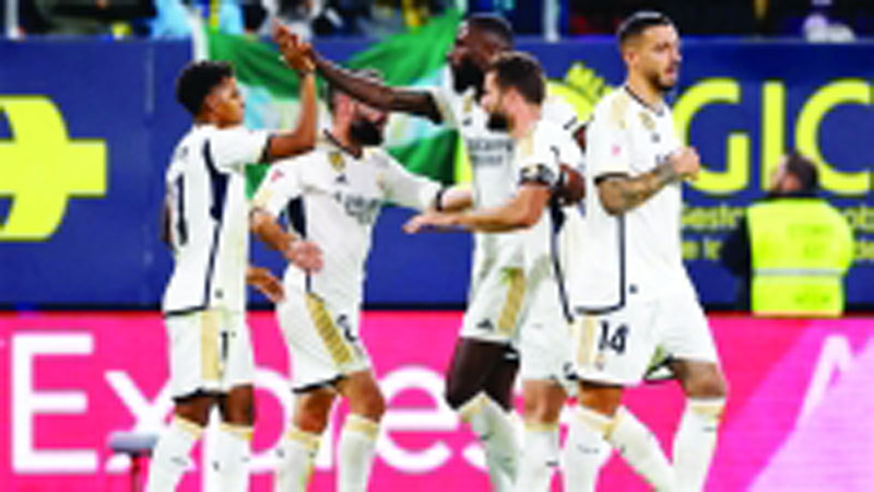 الريال يعتلي الصدارة