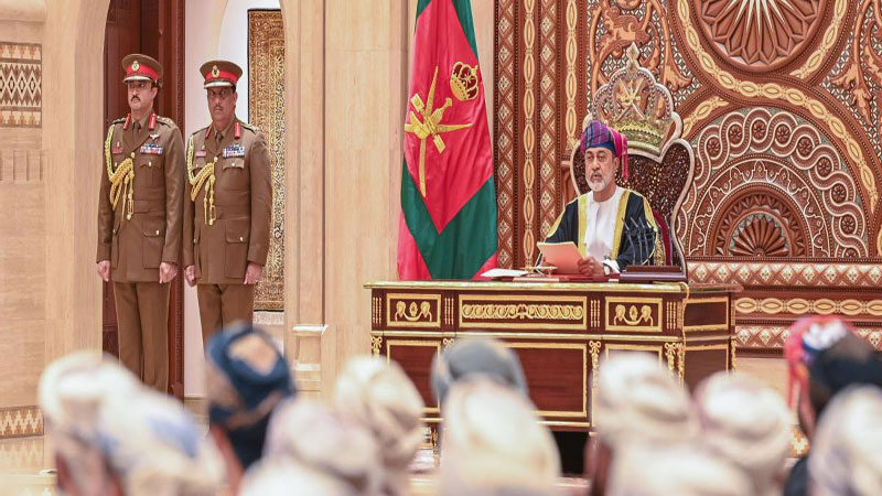 سلطان عُمان: فلسطين تتعرض إلى عدوان غاشم وحصار جائر