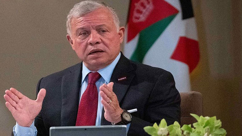 ملك الأردن: حل الدولتين سيشكل انتصاراً لإنسانيتنا المشتركة
