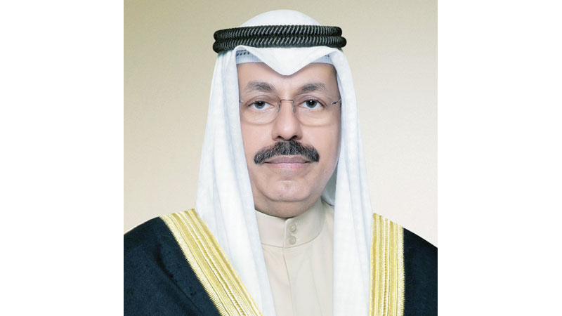النواف هنأ ملك الدنمارك باعتلائه العرش
