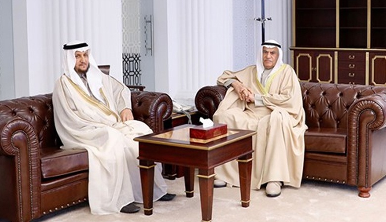 السعدون يستقبل نائب رئيس مجلس الوزراء وزير (مجلس الوزراء)