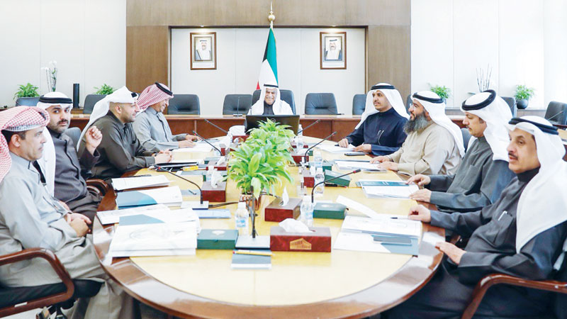 السعدون ترأس اجتماع اللجنة التنفيذية للشعبة البرلمانية