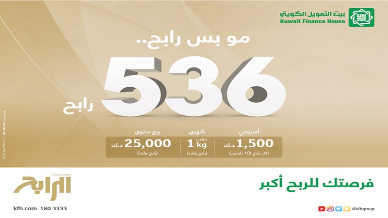 "بيتك": 20 عميلاً يحصدون سحب "الرابح"