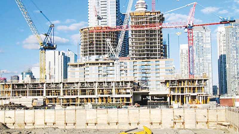 2.2% تراجع تمويل البنوك للقطاع الإنشائي إلى 1.6 مليار دينار